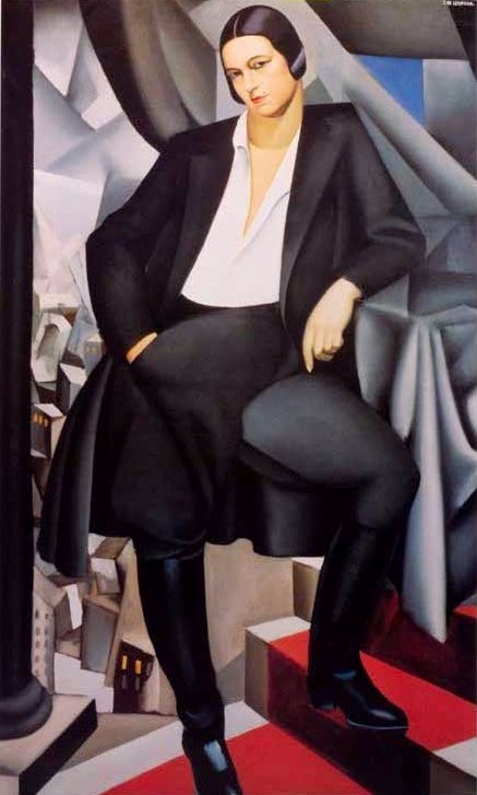 Portrait of the Duchess de La Salle painting - Tamara de Lempicka Portrait of the Duchess de La Salle art painting